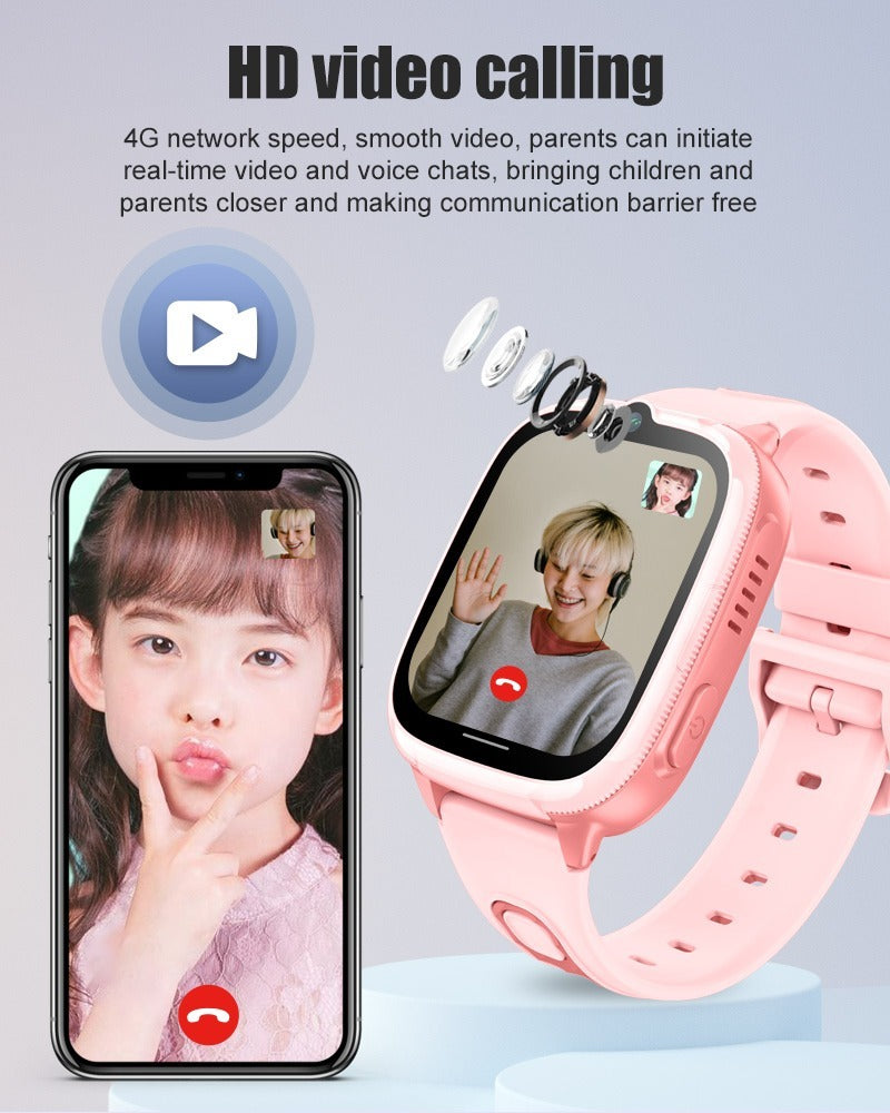 D53 4G Kids Smartwatch | GPS Tracker, Video Call, SOS & Parental Control App | Waterproof Children's Watch