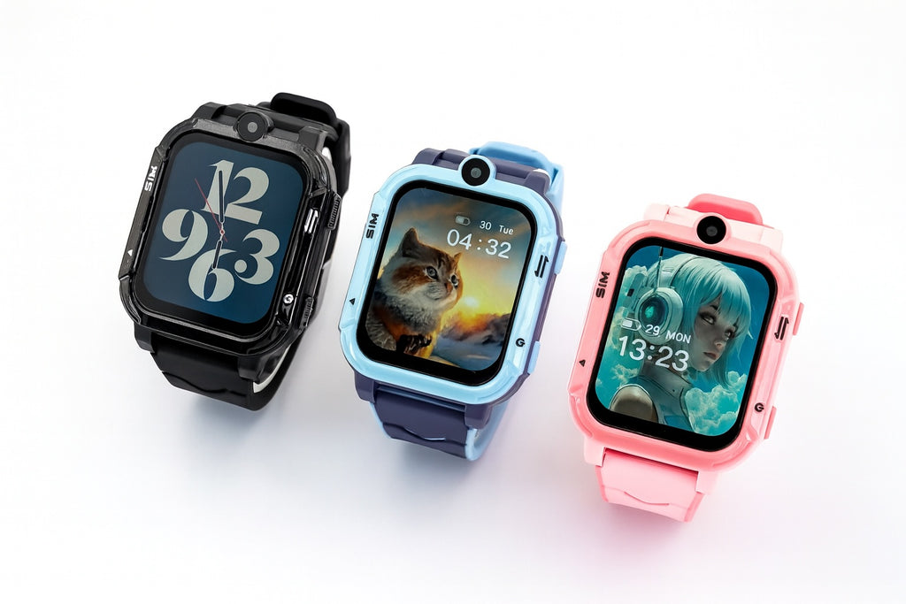 4G Kids Smartwatch | GPS Tracker, Video Call, Touch Screen & 26 Educational Games | Waterproof for Boys & Girls