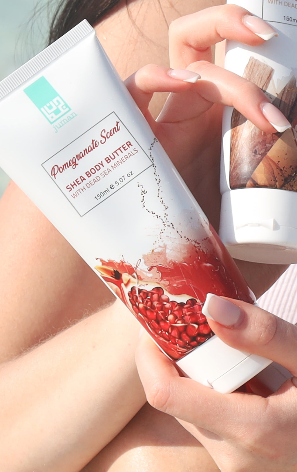 Juman Dead Sea – Shea Body Butter Granaatappel | Diepe Hydratatie met Dode Zee Mineralen