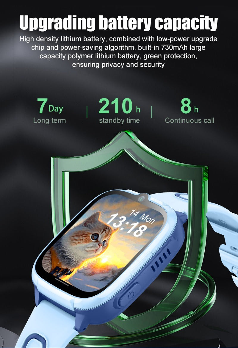 D53 4G Kids Smartwatch | GPS Tracker, Video Call, SOS & Parental Control App | Waterproof Children's Watch