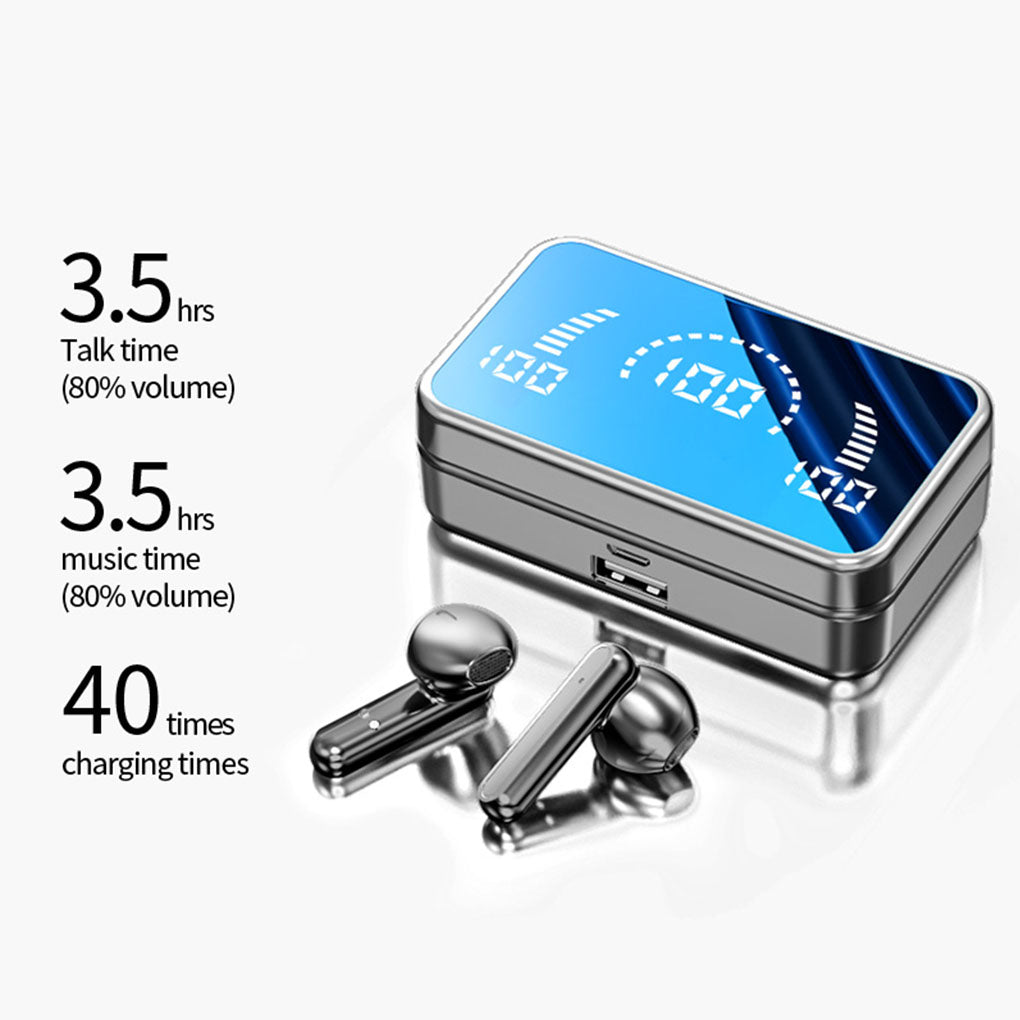 S20 Wireless Bluetooth 5.2 Sport Earbuds | Super Long Standby, LED, Mic & NFC | In-Ear Stereo Headset