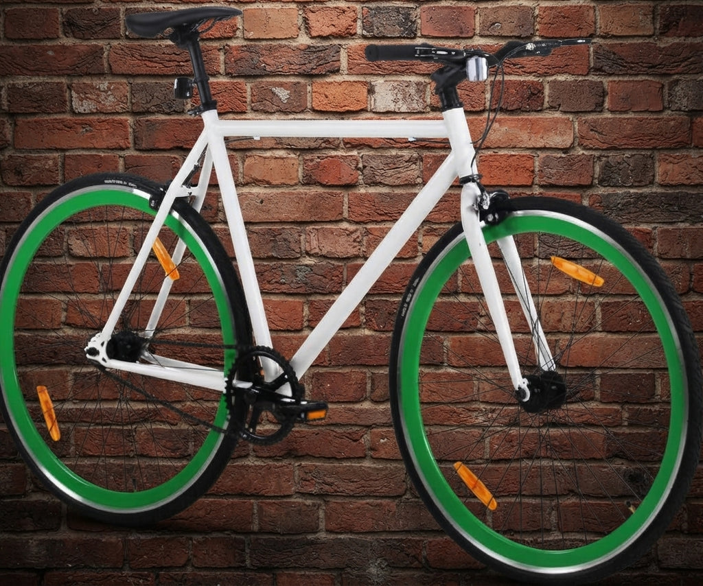 Fixie Fiets 28 inch – Fixed Gear Stadsfiets | Wit & Zwart