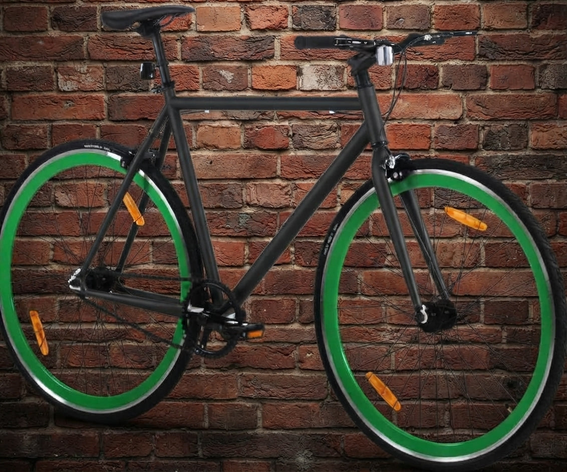 Fixie Fiets 28 inch – Fixed Gear Stadsfiets | Wit & Zwart