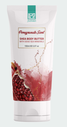 Juman Dead Sea – Shea Body Butter Granaatappel | Diepe Hydratatie met Dode Zee Mineralen
