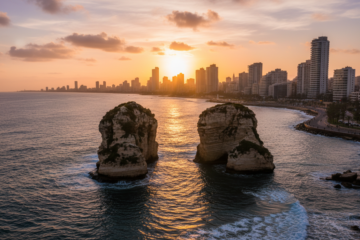 بيروت - صخرة الروشة