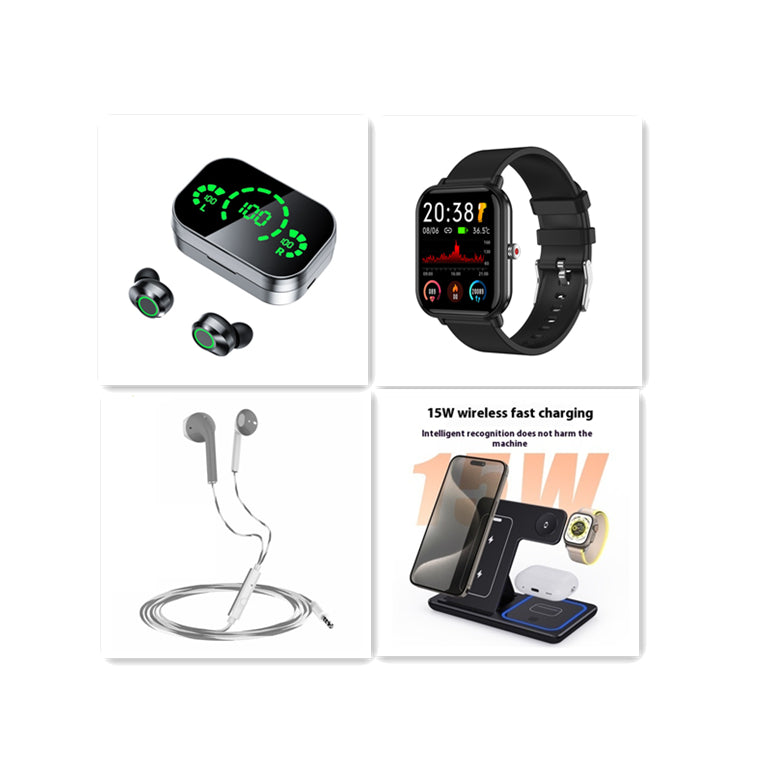 YD03 TWS Wireless Bluetooth 5.3 Earbuds | Smart Display & Breathing Light | Noise-Cancelling In-Ear Headset