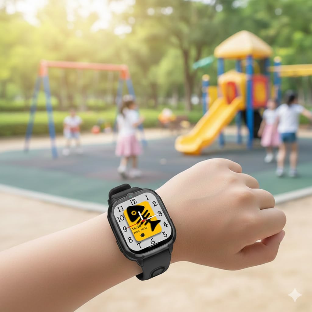 D53 4G Kids Smartwatch | GPS Tracker, Video Call, SOS & Parental Control App | Waterproof Children's Watch