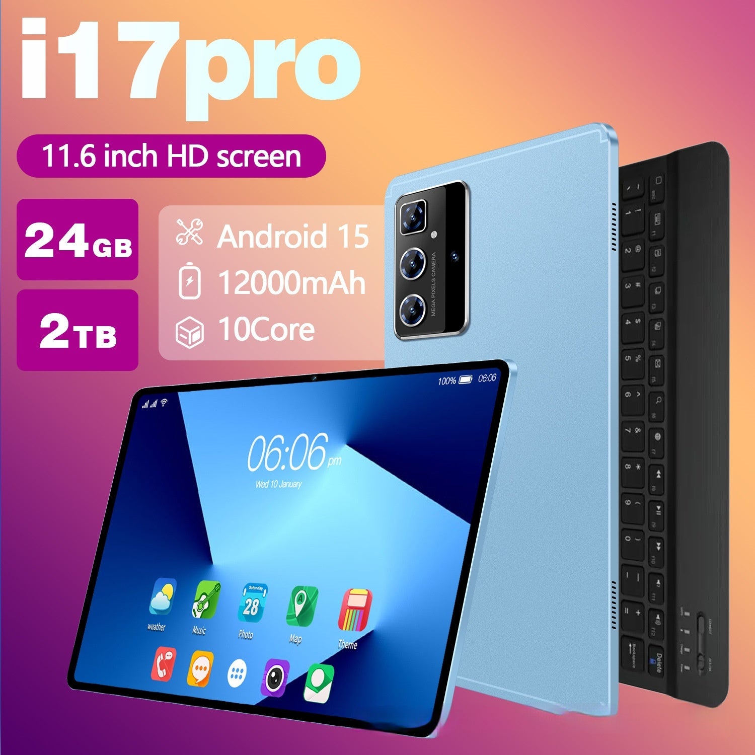 Portable And Minimalist Home Tablet Computer