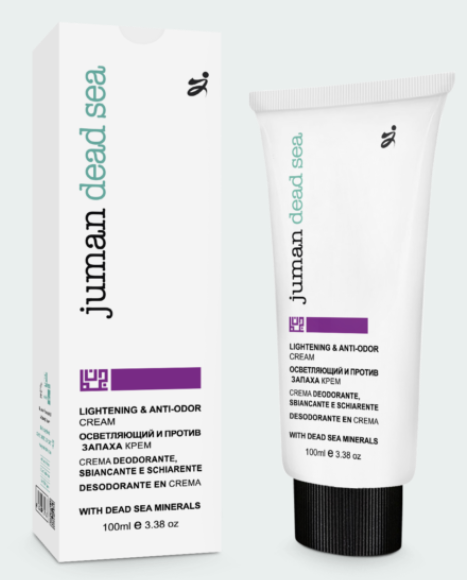 Juman Dead Sea – Lightening & Anti-Odor Cream | Verzachtende Crème met Dode Zee Mineralen