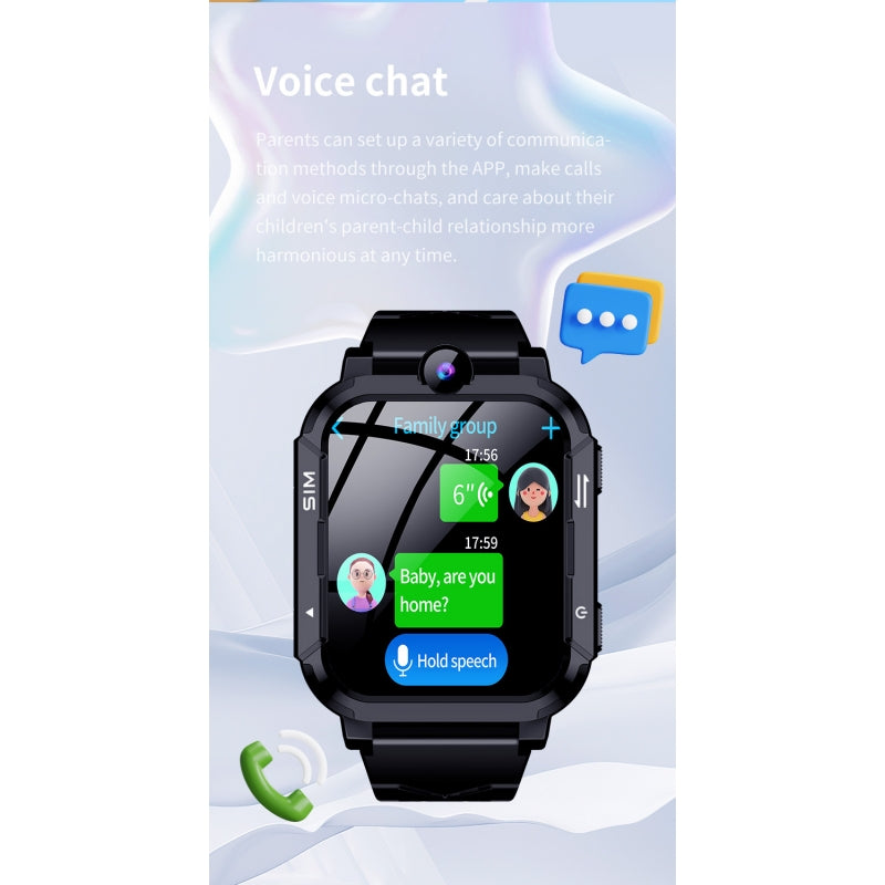 4G Kids Smartwatch | GPS Tracker, Video Call, Touch Screen & 26 Educational Games | Waterproof for Boys & Girls