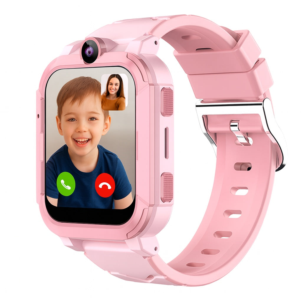 4G Kids Smartwatch | GPS Tracker, Video Call, Touch Screen & 26 Educational Games | Waterproof for Boys & Girls