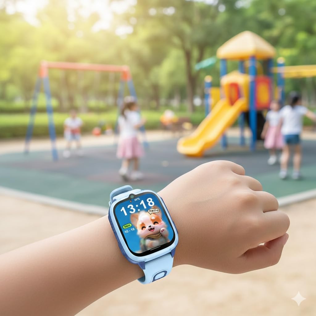 D53 4G Kids Smartwatch | GPS Tracker, Video Call, SOS & Parental Control App | Waterproof Children's Watch