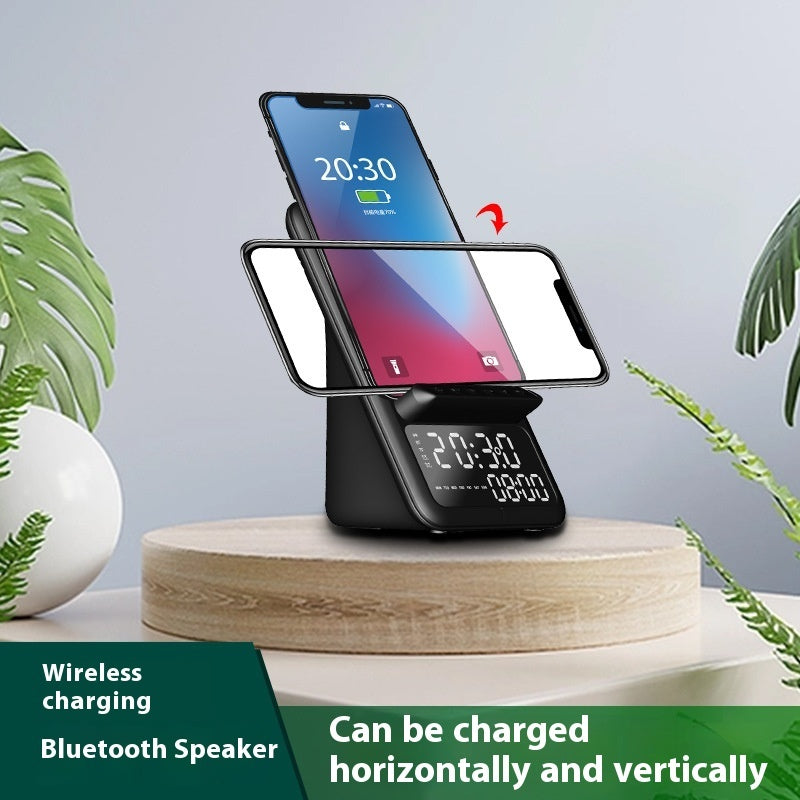 Creative Clock Wireless Charging Bluetooth Speaker
