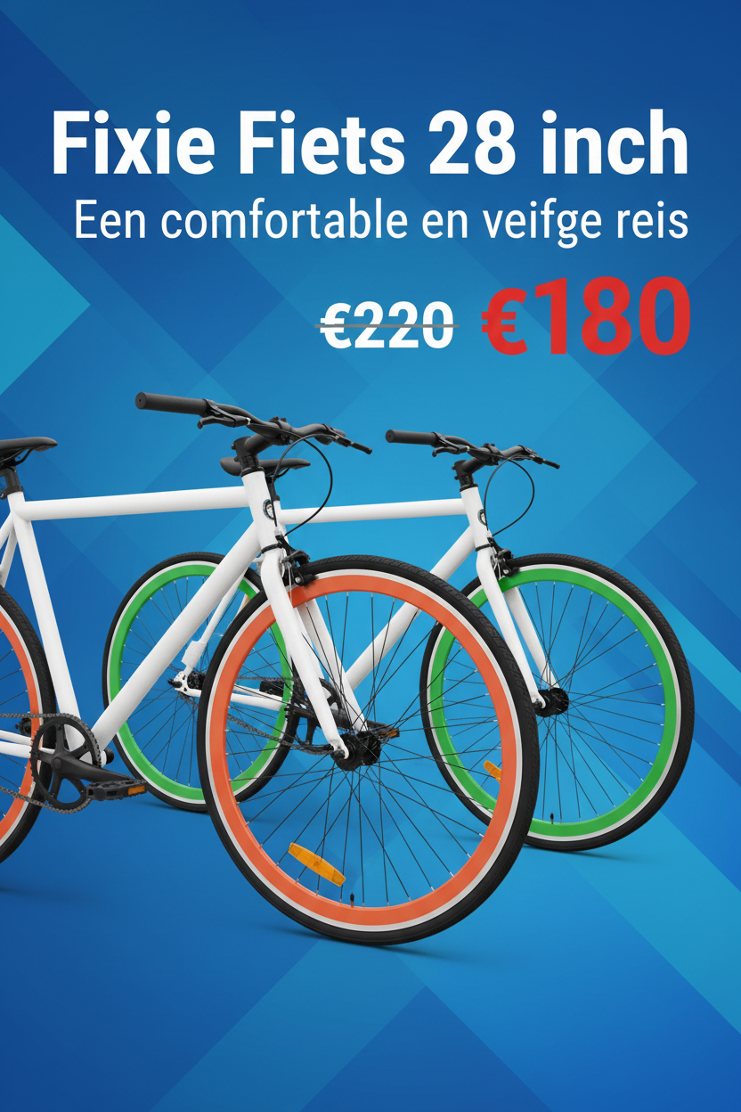 Fixie Fiets - Banner