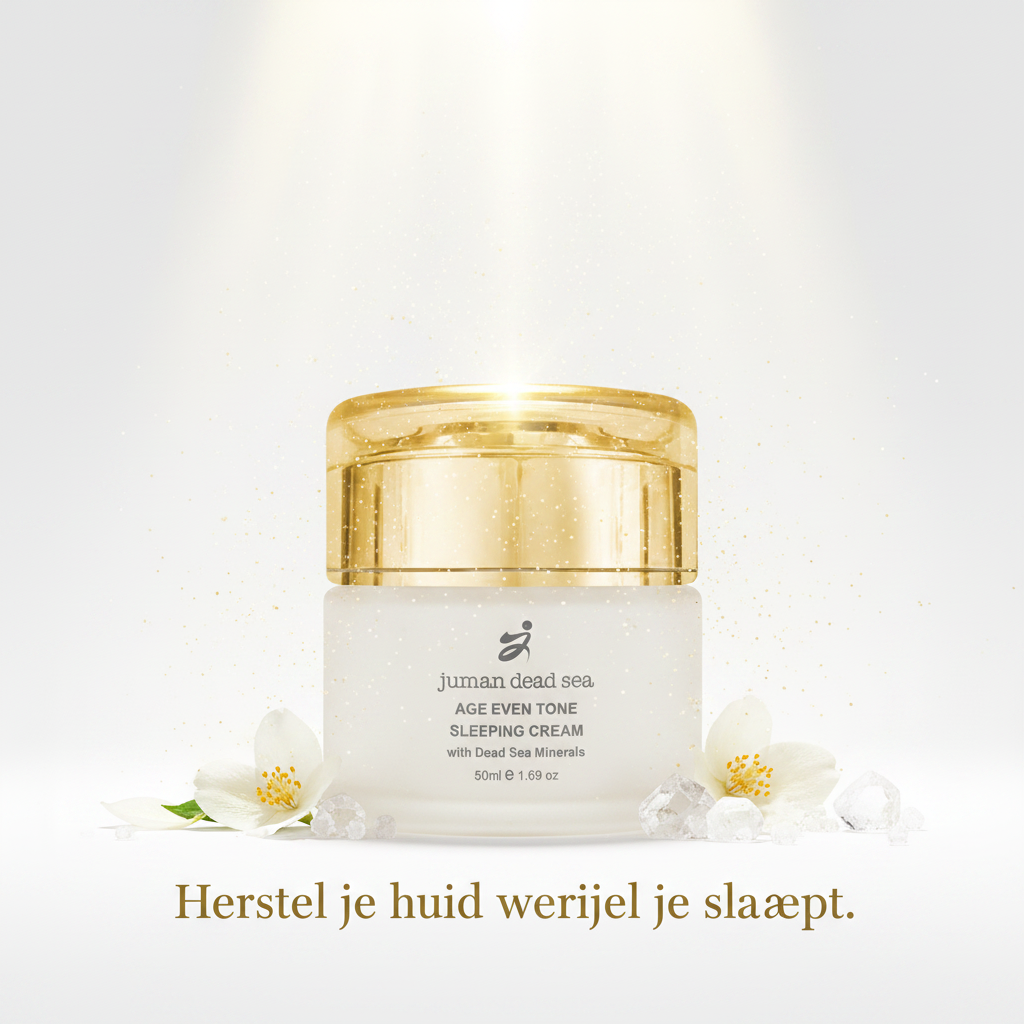 Juman Sleeping Cream Jar - White Dutch