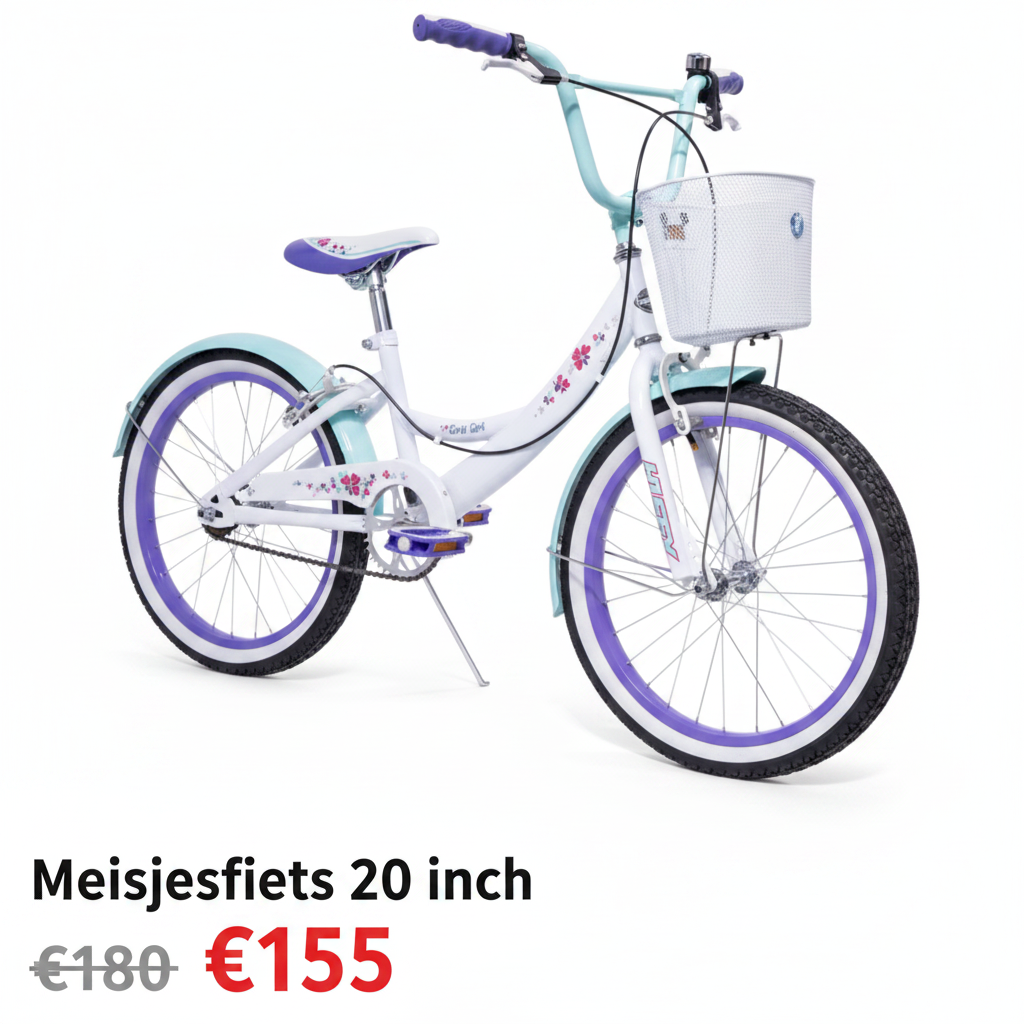 Meisjesfiets 20 inch - Front