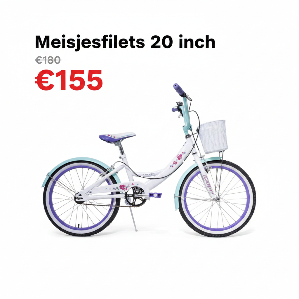 Meisjesfiets 20 inch - Side