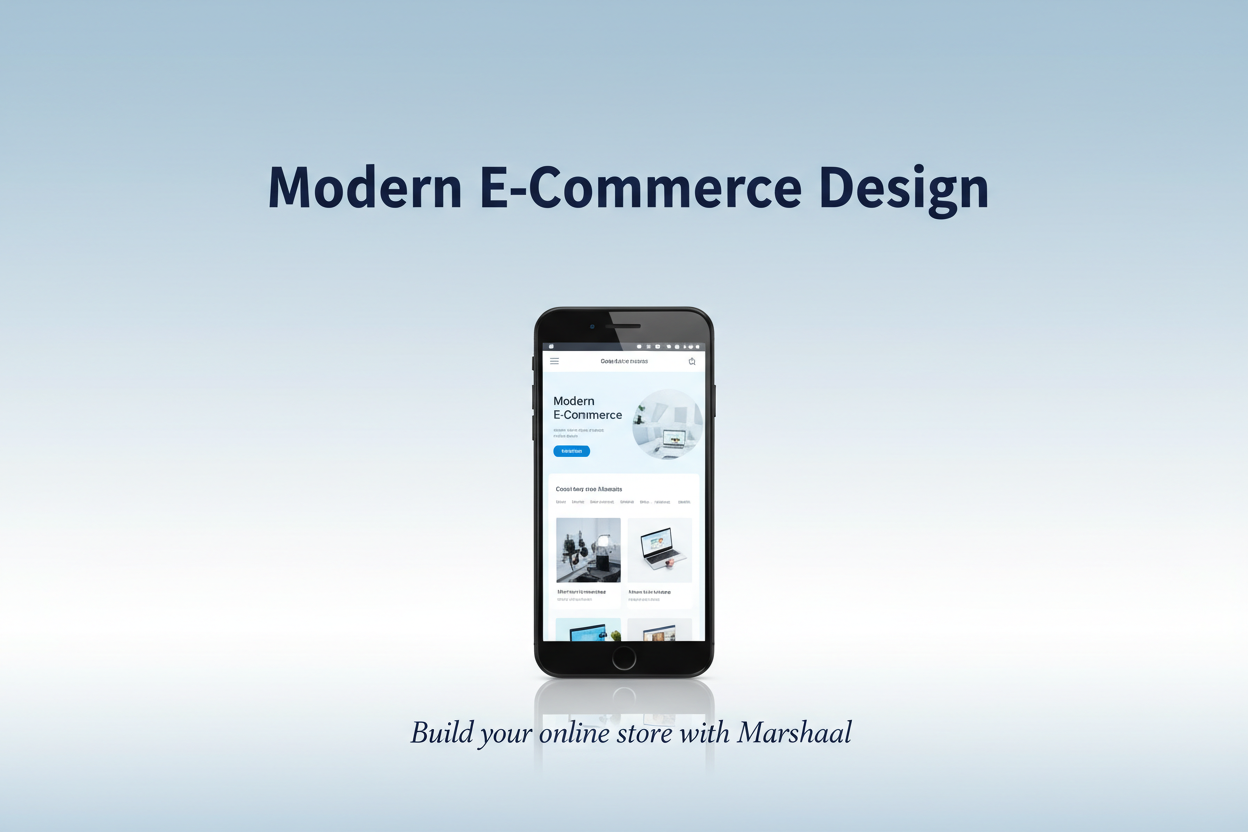 Modern E-Commerce Design – Marshaal 3:2