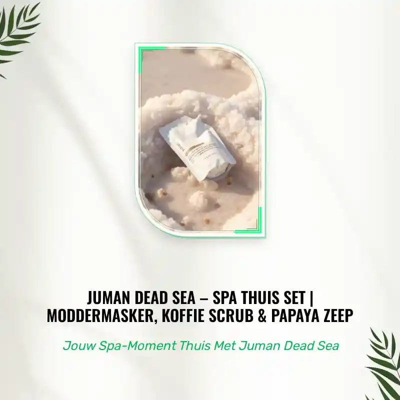 Juman Dead Sea &ndash; Spa Thuis Set | Moddermasker, Koffie Scrub &amp; Papaya Zeep by@Outfy