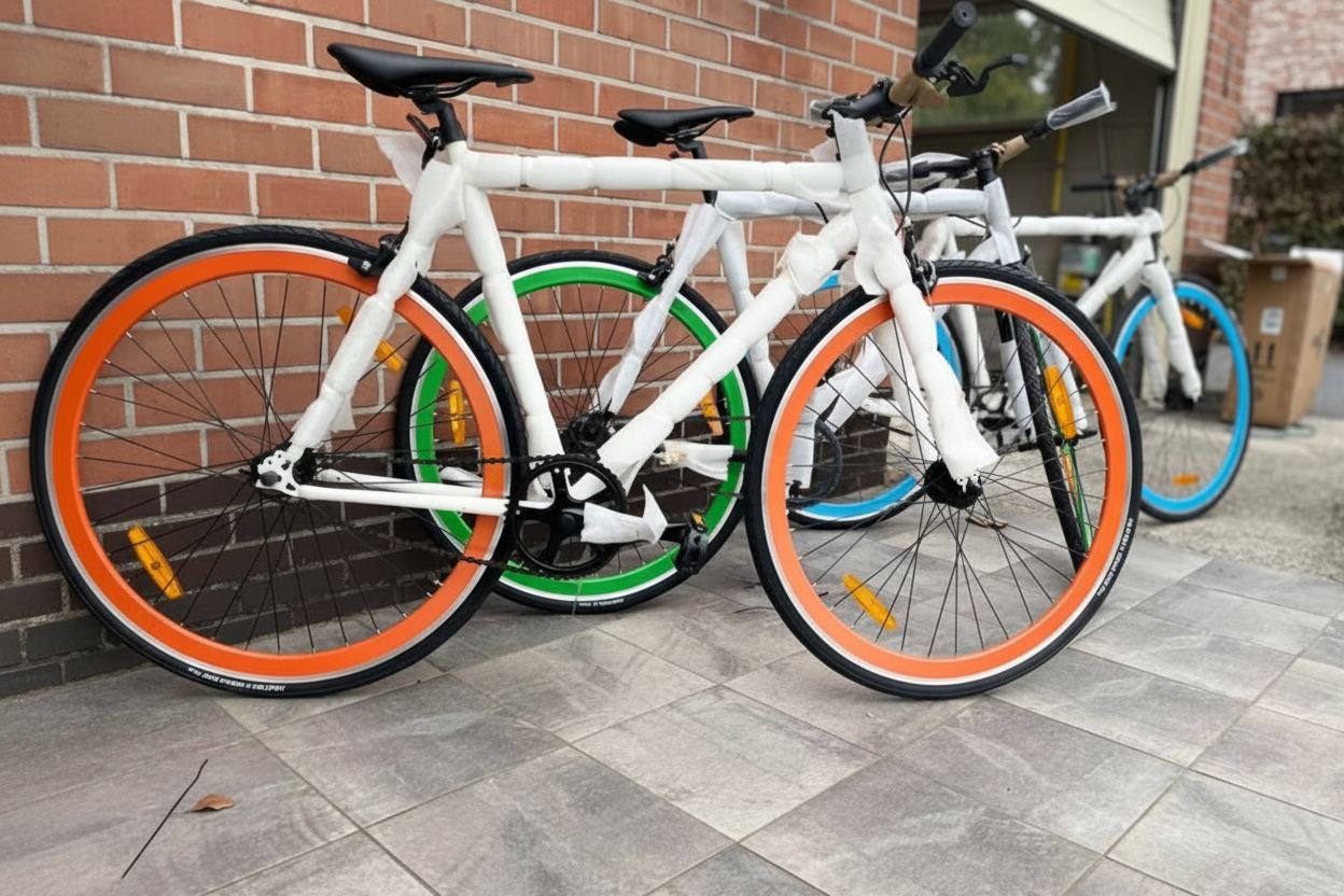 Fixie Fiets 28 inch – Fixed Gear Stadsfiets | Wit & Zwart